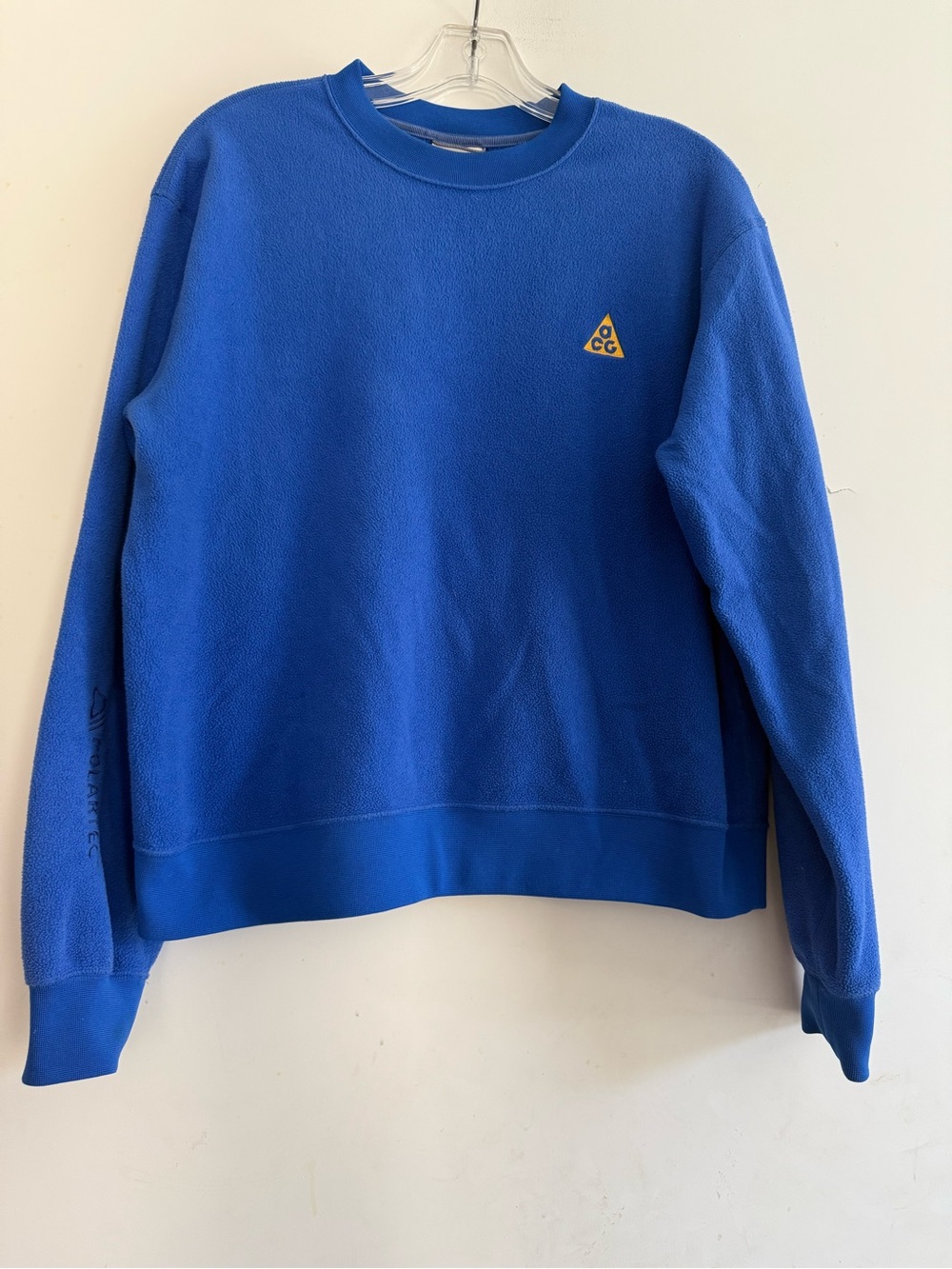 Nike ACG Women’s “Wolf Tree” Fleece Sweater Blue Size M